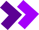 purple chevron arrows